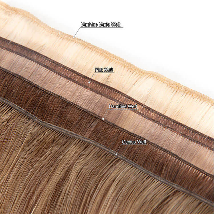 4 kinds hair weave compare
