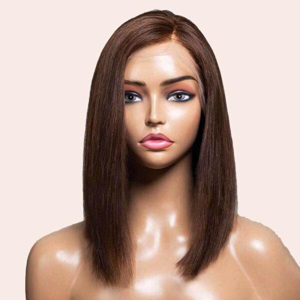 10 24 inch chocolate brown look real lace front wigs